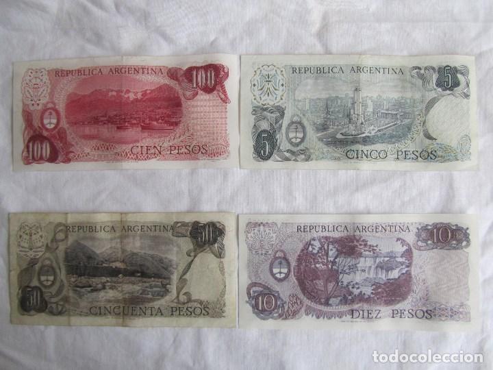 Billetes extranjeros: 4 billetes de la Rep&uacute;blica Argentina - Foto 7