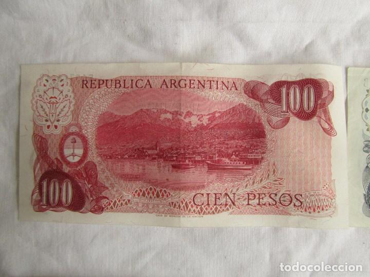 Billetes extranjeros: 4 billetes de la Rep&uacute;blica Argentina - Foto 8