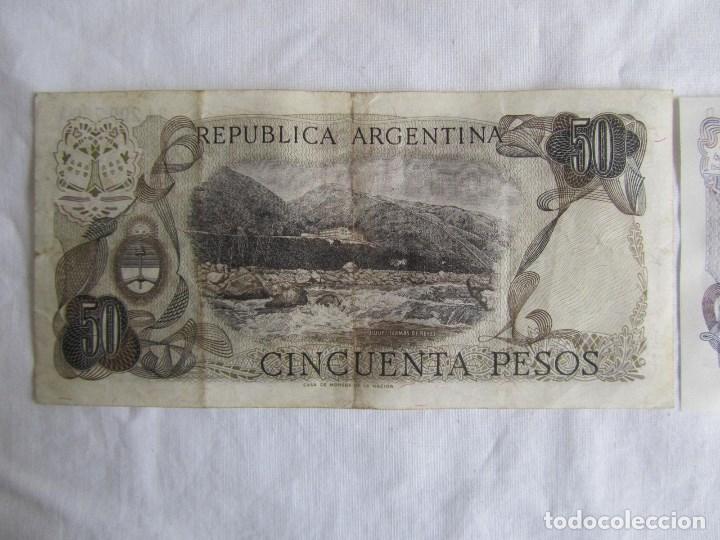 Billetes extranjeros: 4 billetes de la Rep&uacute;blica Argentina - Foto 9