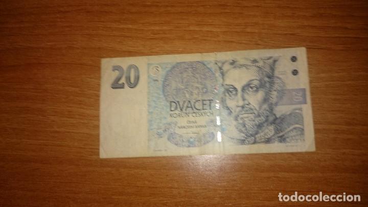 Internationale Banknoten: BILLETE 20 DVACET KORUN CESKYCH
