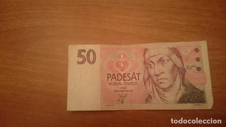 Internationale Banknoten: BILLETE CESKA NARODNI BANKA 50 DVE STE KORUN CESKYCH
