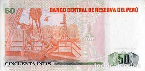 Billetes extranjeros: [CF7575] Per&uacute; 1987, 50 Intis (UNC) - Foto 2