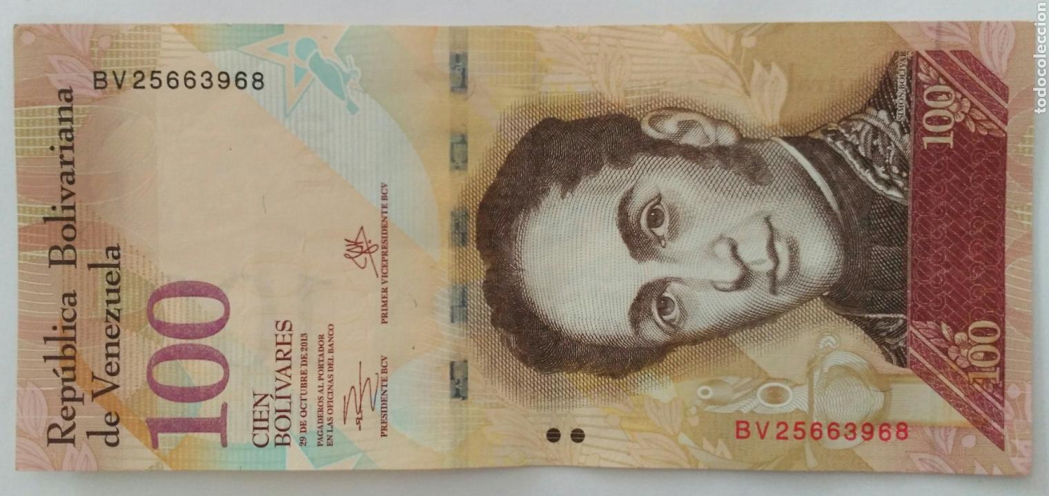 Billete De Venezuela Del Año 2013 De Bs 100 Con - Comprar Billetes ...