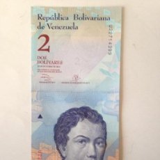 Billetes extranjeros: BILLETE NICOLÁS MADURO. REPÚBLICA BOLIVARIANA VENEZUELA. 2 BOLÍVARES. OCTUBRE 2013 FRANCISCO MIRANDA