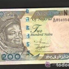 Billetes extranjeros: NIGERIA - 200 NAIRA 2002 SC P.29 UNC . Lote 93229255