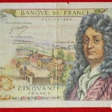 Billetes extranjeros: BILLETE DE FRANCIA - 50 FRANCOS DEL AÑO 1978