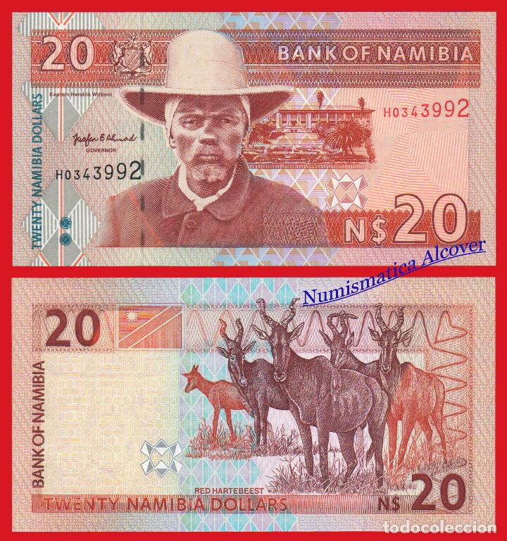 Billetes extranjeros: NAMIBIA 20 Dolares 1996 Pick 5 SC - Foto 1