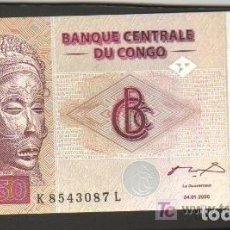 Billetes extranjeros: CONGO REPUBLICA DEMOCRATICA - 50 FRANCOS 2000 SC P.91 UNC . Lote 93398210