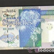 Billetes extranjeros: SEYCHELLES - 10 RUPEES 1994 SC P.36 UNC . Lote 94076260