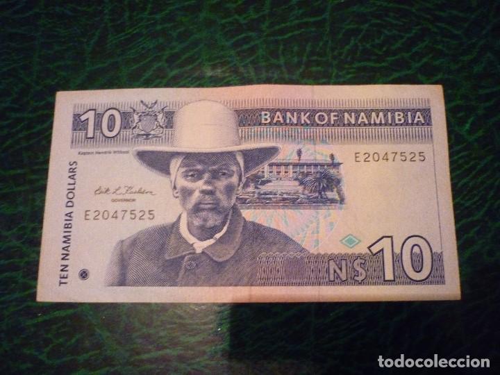 Billetes extranjeros: NAMIBIA 10 DOLARES S/F (1993) - Foto 1