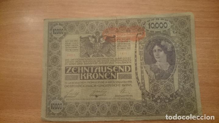 Internationale Banknoten: BILLETE ZEHNTAUSEND  KRDNEN 10.000 WIEN 2 NOVEMBER 1918