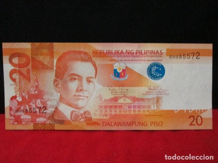 Billetes extranjeros: republica de filipinas sin circular - Foto 1