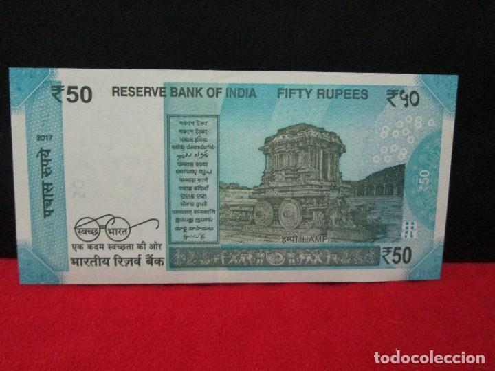 Billetes extranjeros: india 50 gandi sin circular - Foto 2