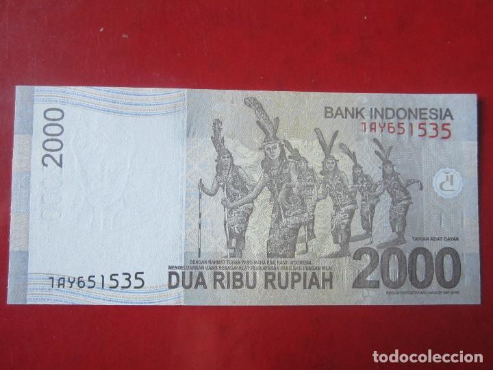 Billetes extranjeros: Indonesia. billete de 2000 rupias.2009 - Foto 2