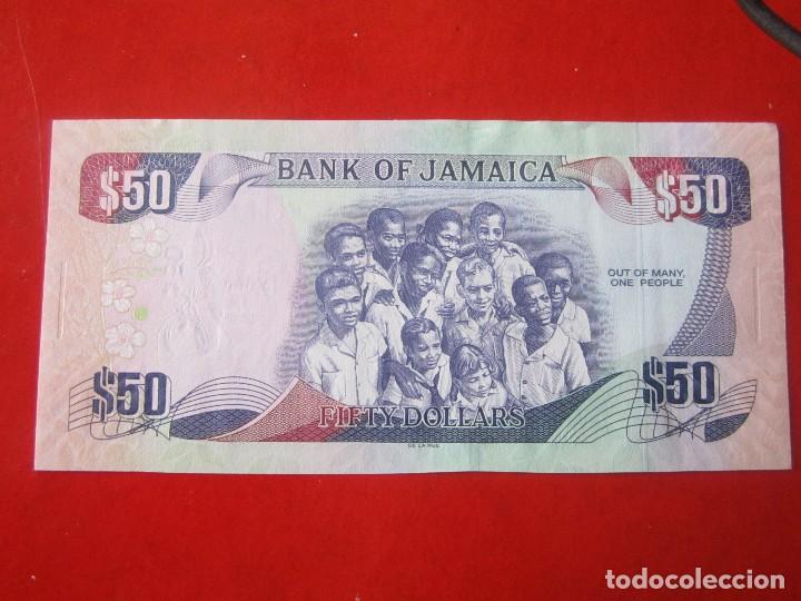 Billetes extranjeros: Jamaica. billete de 50 dolares 2012 - Foto 2