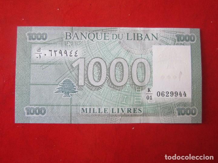Billetes extranjeros: Libano. 1000 libras. - Foto 1