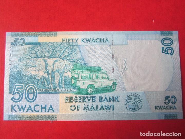 Billetes extranjeros: Malawi. billete de 50 Kwacha. 2012 - Foto 2