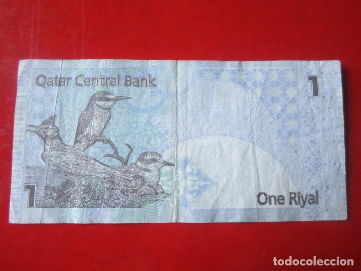 Billetes extranjeros: Qatar. billete de 1 riyal. - Foto 2