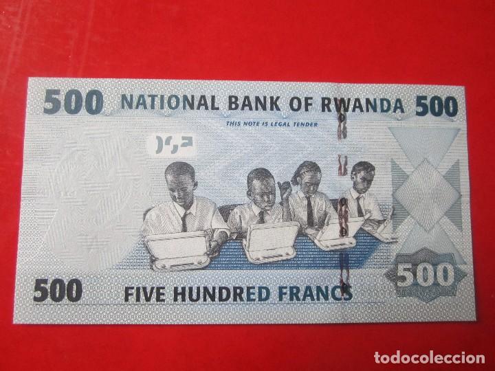 Billetes extranjeros: Rwanda. 500 francos. 2013 - Foto 1