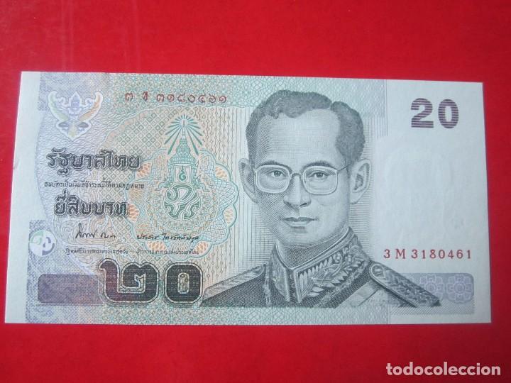 Billetes extranjeros: Tailandia. billete de 20 bah - Foto 1