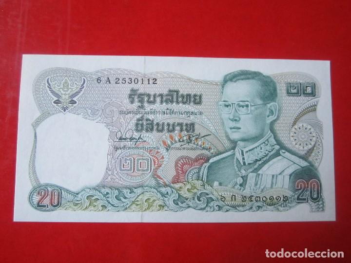 Billetes extranjeros: Tailandia. billete de 20 bah - Foto 1