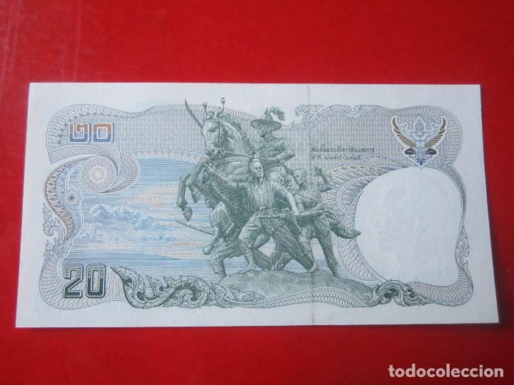 Billetes extranjeros: Tailandia. billete de 20 bah - Foto 2
