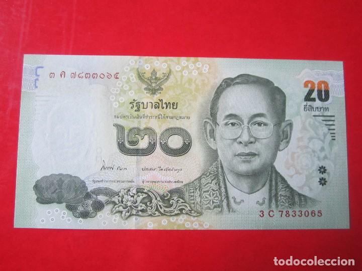 Billetes extranjeros: Tailandia. billete de 20 bah - Foto 1