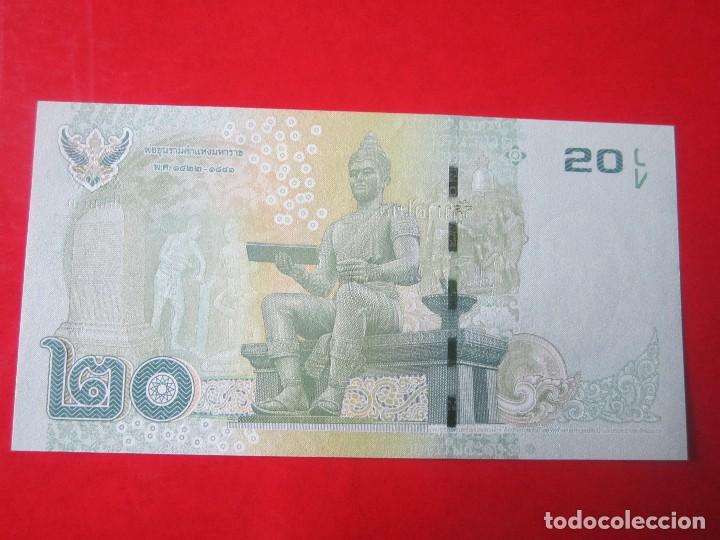 Billetes extranjeros: Tailandia. billete de 20 bah - Foto 2