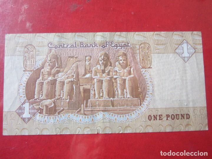 Billetes extranjeros: Egipto. billete de 1 libra. 1978 - Foto 2