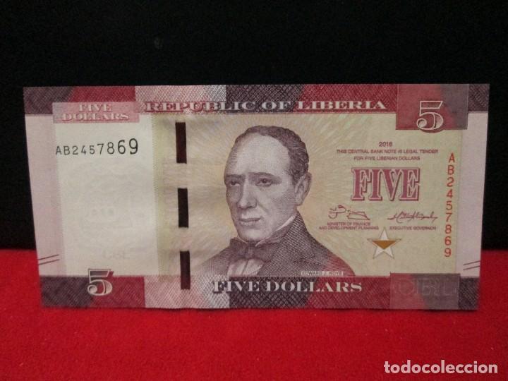 Billetes extranjeros: 5 dolares liberia sc - Foto 1