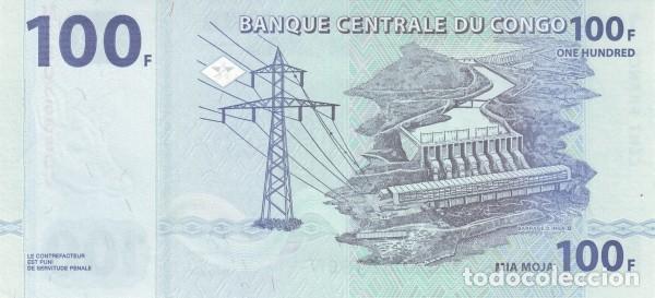 Billetes extranjeros: Congo 100 francs 2007 pick 98.a SIN CIRCULAR - Foto 2