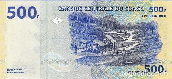 Billetes extranjeros: Congo 500 francs 2002 pick 96a SIN CIRCULAR - Foto 2