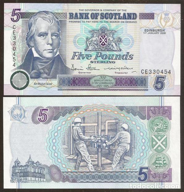 escocia. 5 pounds 1.1. 2006. bank of scotland. - Comprar ...