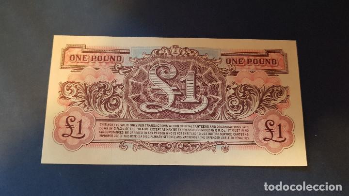 Billetes extranjeros: 1 LIBRA BRITISH ARMED FORCES (1948) S.C. - Foto 2