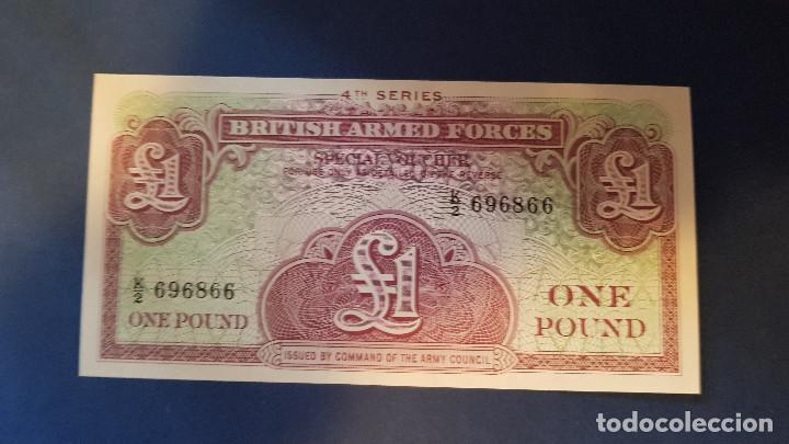 Billetes extranjeros: 1 LIBRA BRITISH ARMED FORCES (1960) S.C. - Foto 1