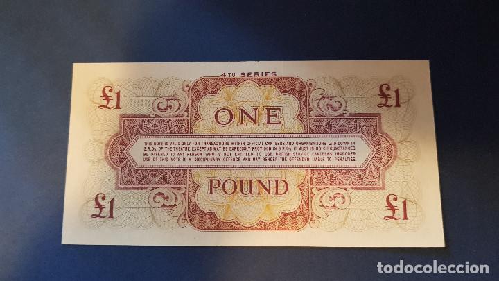 Billetes extranjeros: 1 LIBRA BRITISH ARMED FORCES (1960) S.C. - Foto 2