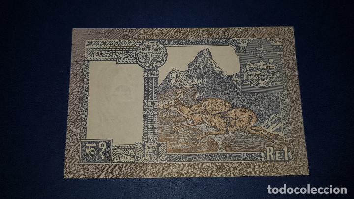 Billetes extranjeros: 1 RUPIA NEPAL (1995) S.C. - Foto 2