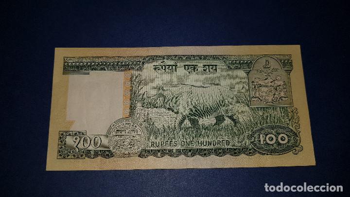 Billetes extranjeros: 100 RUPIAS NEPAL (1981) EBC - Foto 2