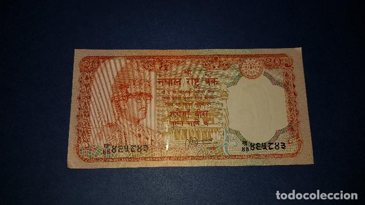 Billetes extranjeros: 20 RUPIAS NEPAL (1982-87) S.C. - Foto 1