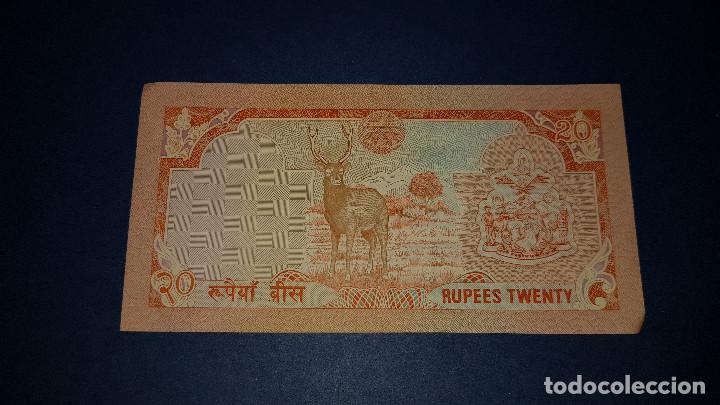 Billetes extranjeros: 20 RUPIAS NEPAL (1982-87) S.C. - Foto 2