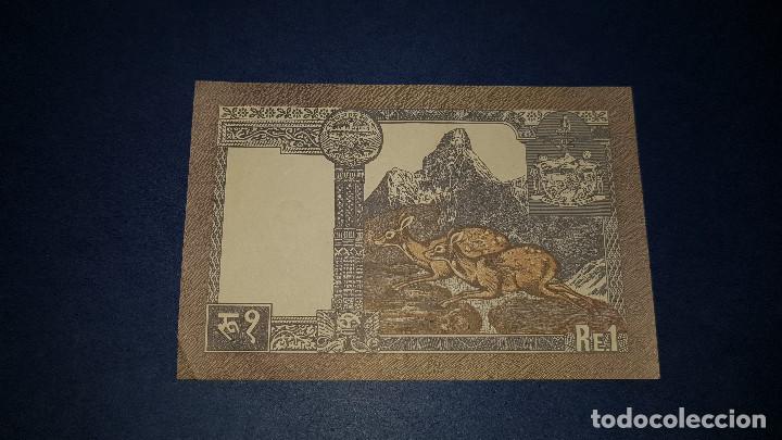 Billetes extranjeros: 1 RUPIA NEPAL (1995) EBC - Foto 2