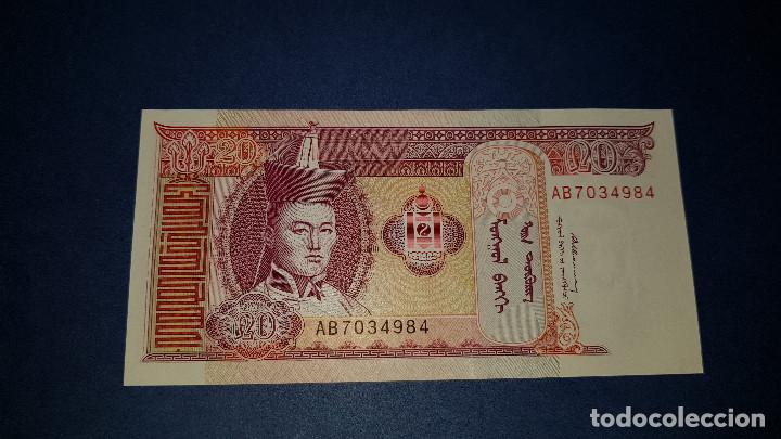 Billetes extranjeros: 20 TUGRIK MONGOLIA (2005) S.C. - Foto 1