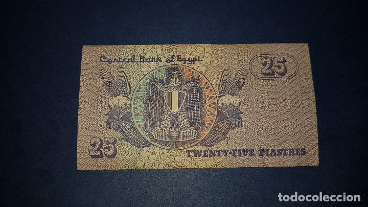 Billetes extranjeros: 25 PIASTRAS EGIPTO (1998) EBC - Foto 2