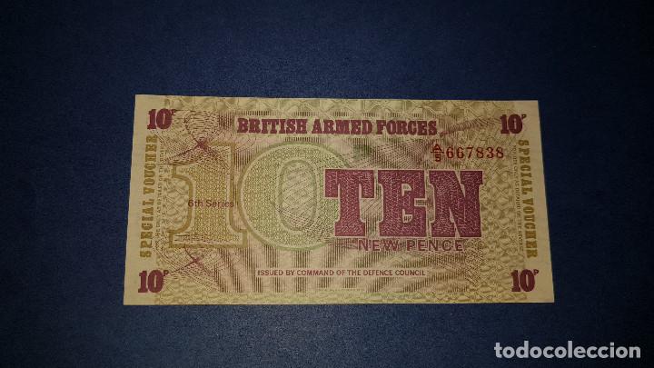 Billetes extranjeros: 10 PENIQUES BRITISH ARMED FORCES (1972) S.C. - Foto 1
