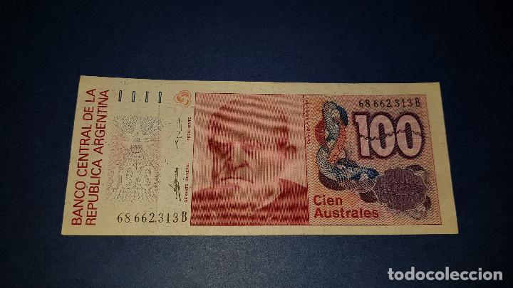 Billetes extranjeros: 100 AUSTRALES ARGENTINA (1985) BC - Foto 1