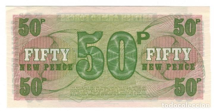 Billetes extranjeros: INGLATERRA - 50 LIBRAS - BRITISH ARMED FORCE - Foto 2
