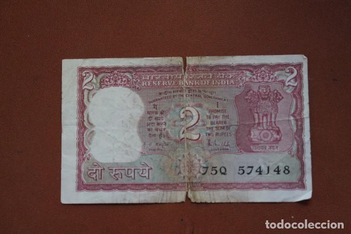 Billetes extranjeros: INDIA 2 RUPIAS - Foto 1