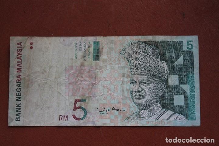 Billetes extranjeros: MALASIA 5 RINGGIT - Foto 1