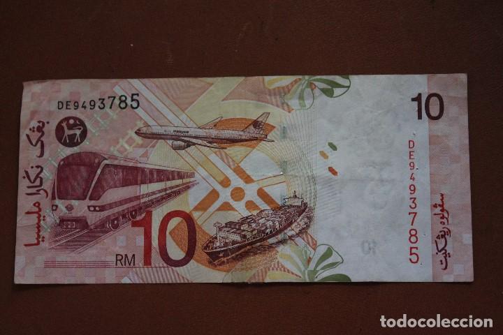 Billetes extranjeros: MALASIA 10 RINGGIT - Foto 2