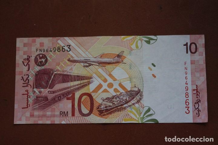 Billetes extranjeros: MALASIA 10 RINGGIT - Foto 2